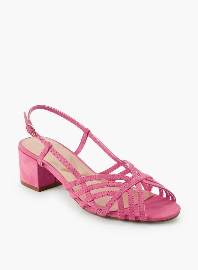 سيليست Women Block Heel Backstrap Sandals