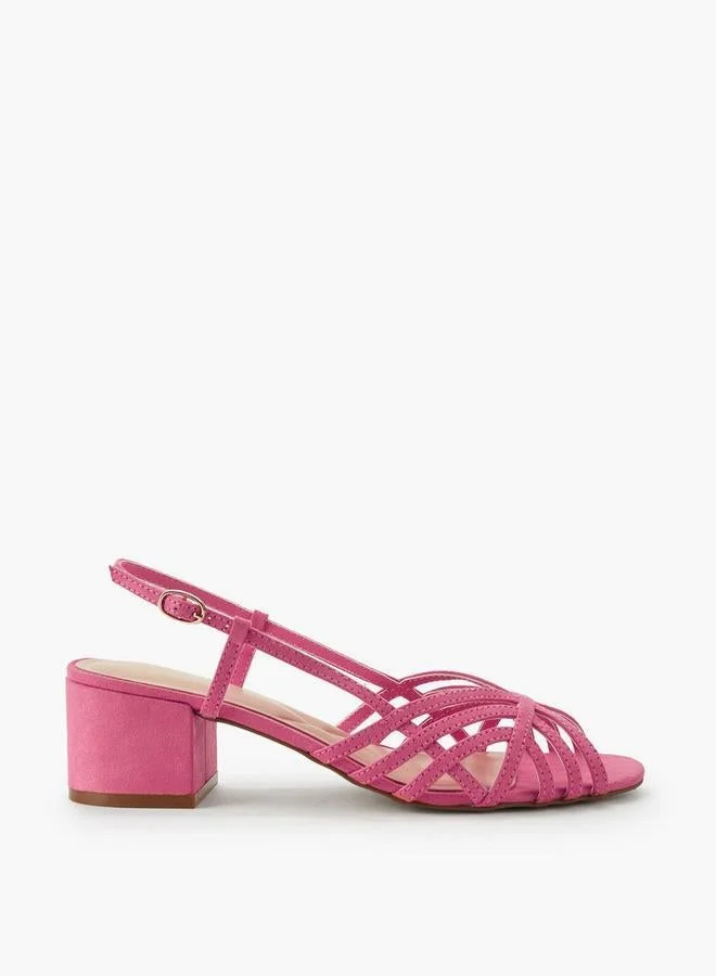 Celeste Women Block Heel Backstrap Sandals