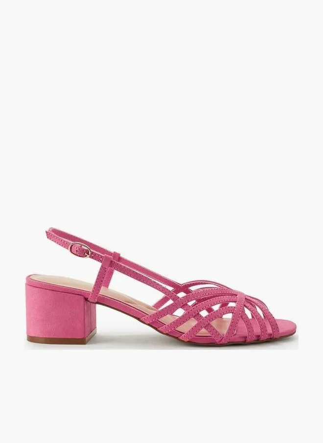 Celeste Women Block Heel Backstrap Sandals