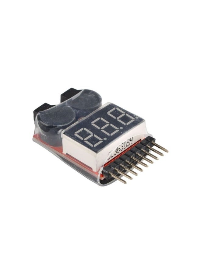 KNP 1-8S Lipo/Li-ion/Fe Battery Voltage Tester, 2-in-1 Low Voltage Buzzer Alarm - Image 5