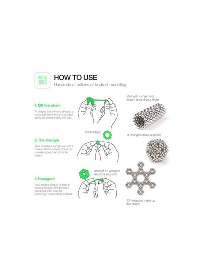 216-Piece Round Magnetic Ball Set - Image 5