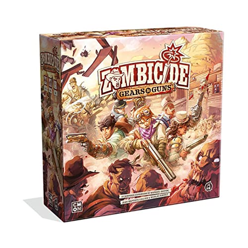 CMON Zombicide Gears Guns Expansion Enter The Steam Age of Undead Extermination Cooperative Strategy Game with Tabletop Miniatures Ages 14 16 Players 4560 Min Playtime Made by CMON - Image 1