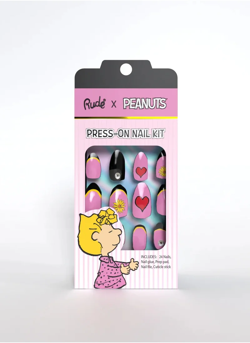 روود RUDE PEANUTS PRESS ON NAILS NAIL KIT #5 SALLY