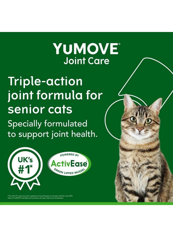 Yumove - Cat Joint Supplement With Glucosamine,Chondroitin, Msm, Omega 3, Hyaluronic Acid, & Green Lipped Mussel  Joint Support Supplement  For Senior Cats 60 Capsules - Image 1