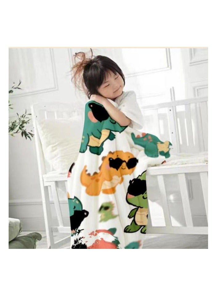 general Children's or student cartoon flannel thin blanket (warm and comfortable, suitable for sleep, games) 100cm*150cm - 485 - Image 4