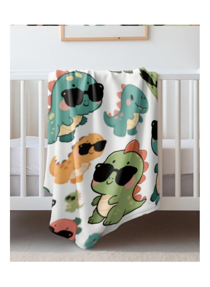 general Children's or student cartoon flannel thin blanket (warm and comfortable, suitable for sleep, games) 100cm*150cm - 485 - Image 5