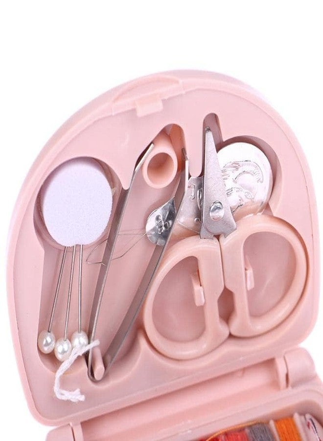 Vichip Mini Travel Sew Kit Beginner Mini Sewing Box Pocket Folding Sewing Kit, with Sewing Needle, Thread, Cutton, Pin, Scissors, Clip, Needle Threader - 1 Pc - Image 2