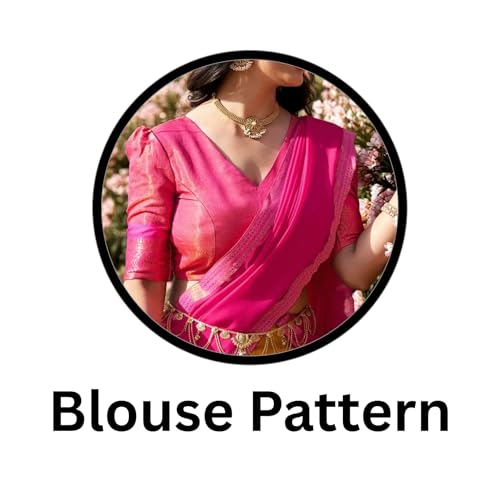 LooknBook Art Women's Solid Pattern Cotton Silk Blend Lehenga Choli Dupatta Set with Unstitched Blouse Piece and Zari Weave Type - Image 5