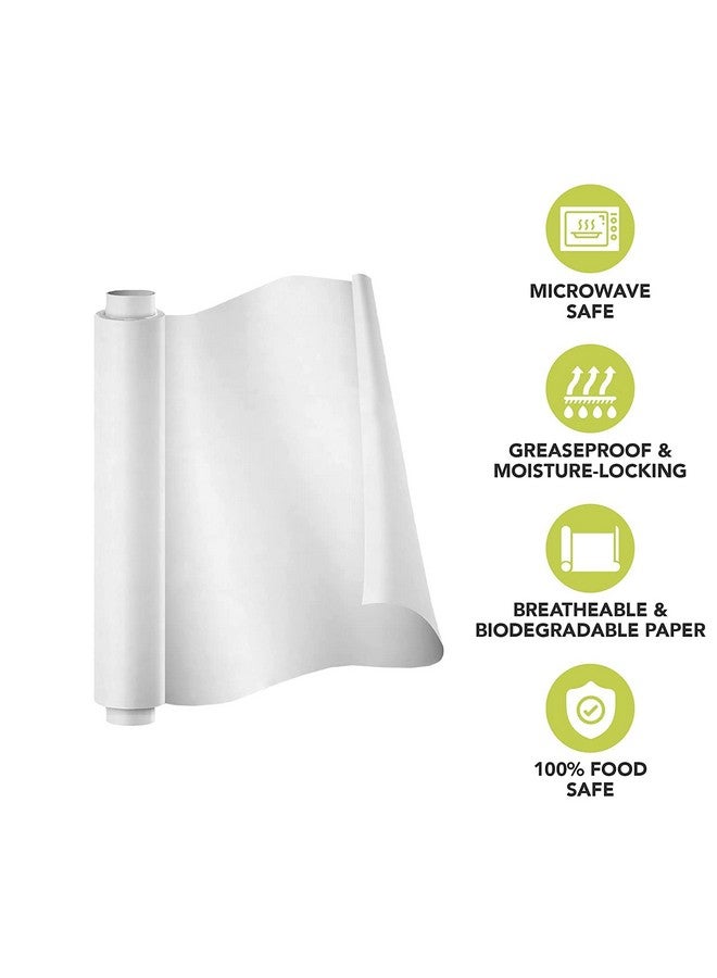 TDS Plus WRAP Plain Butter Paper for Food Wrapping (1KG) Water & Grease Resistant Biodegradable Parchment Roll Non-Stick Re-heatable Oven Safe Roll Foodsafe Packing & Serving - Image 4