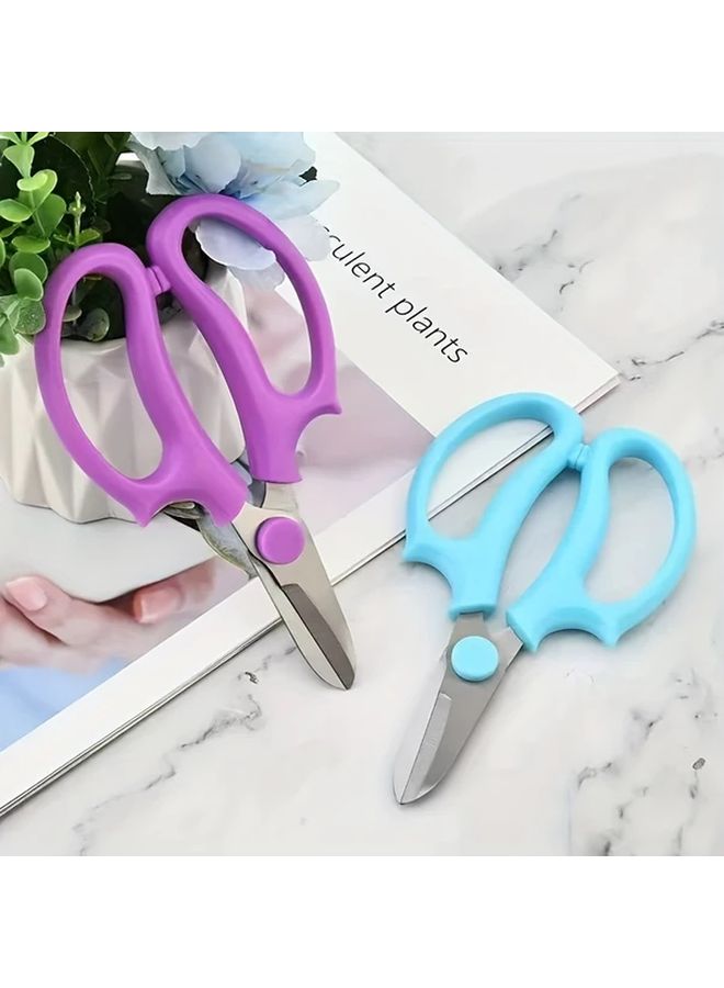 Pink Garden Shears Professional Floral Scissors For Flower Arrangements Garden Trimming Plant Pruning Fruit Picking - Image 3