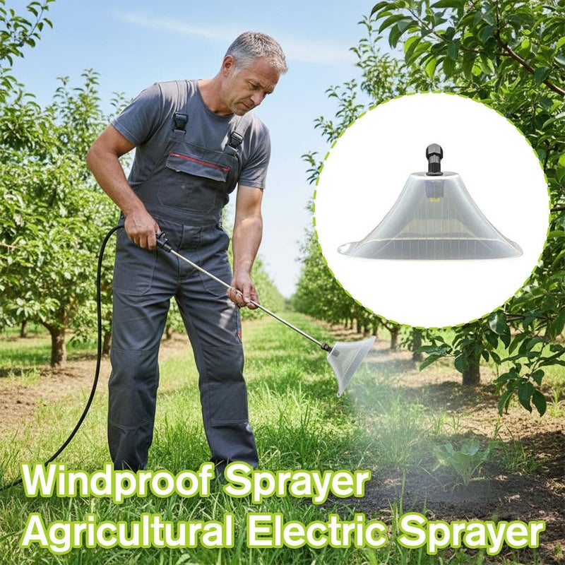 Windproof spray nozzles for agricultural electric sprayers, used in peanut, corn, and rice paddy fields as pesticide and herbicide sprayers. - Image 3