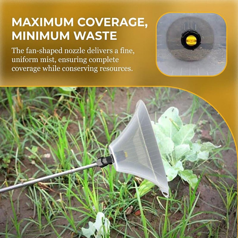 Windproof spray nozzles for agricultural electric sprayers, used in peanut, corn, and rice paddy fields as pesticide and herbicide sprayers. - Image 5