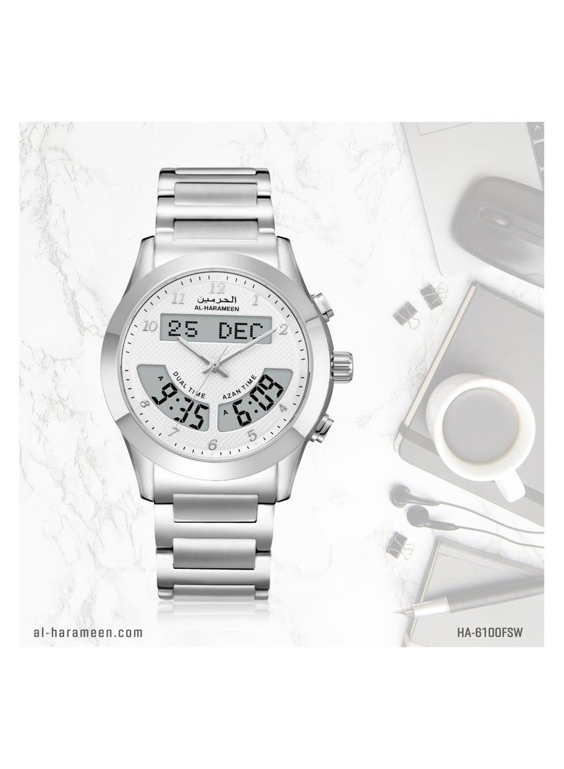 الحرمين ساعة الحرمين الإسلامية للرجال HA-6100FSW - Image 2