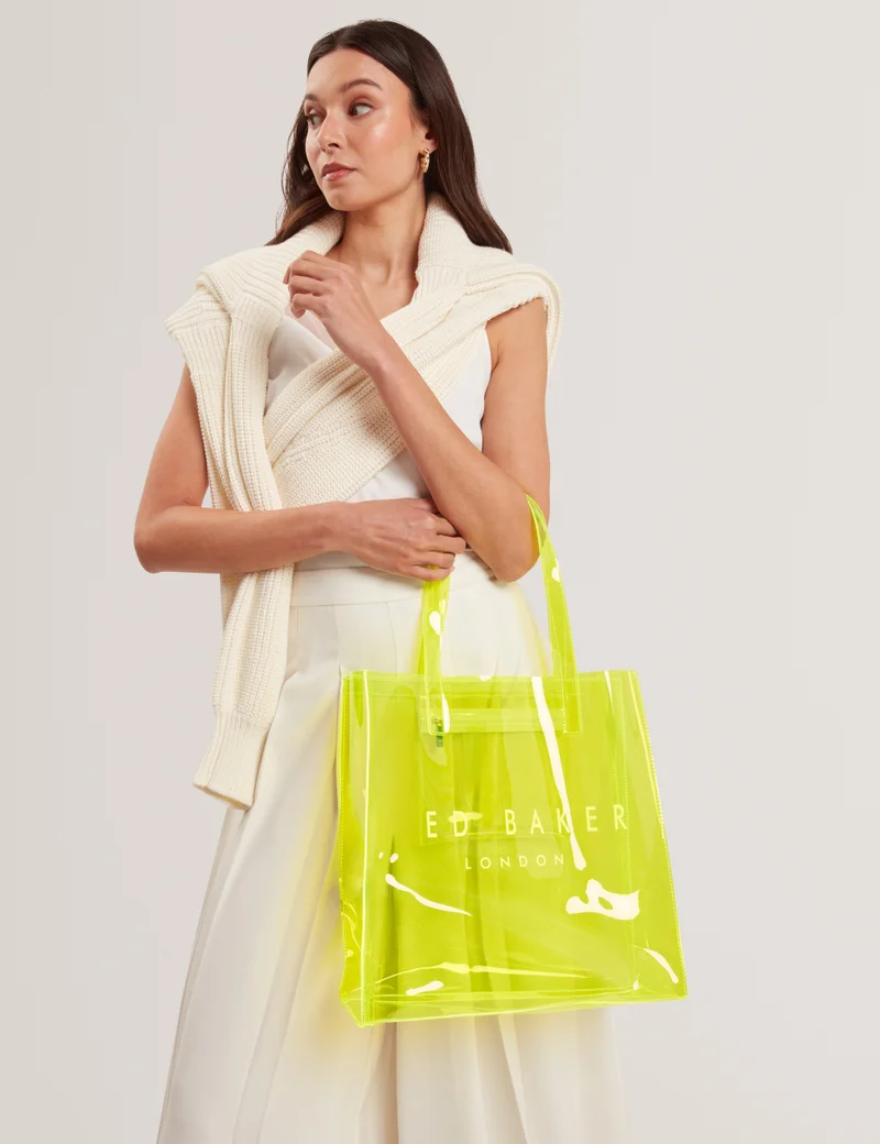 تيد بيكر Transparent Large Icon Tote