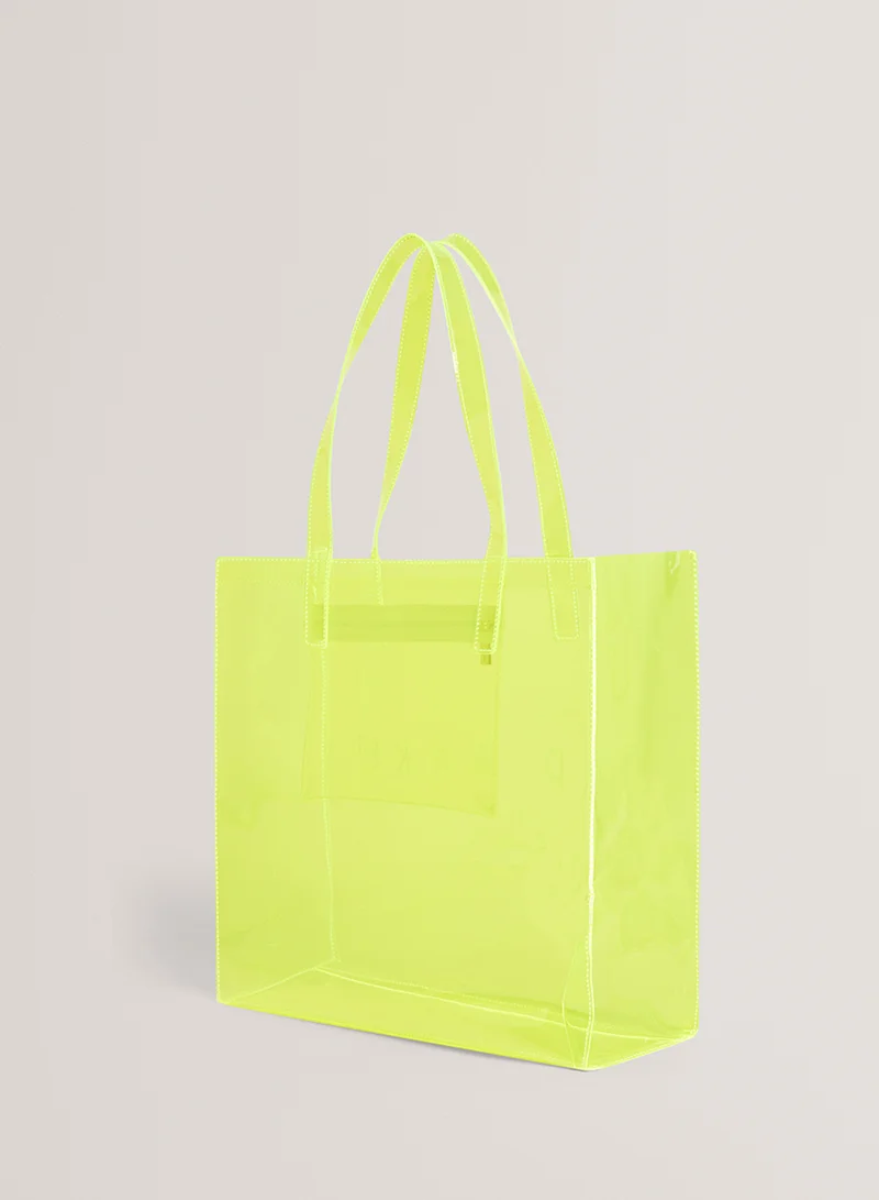 تيد بيكر Transparent Large Icon Tote