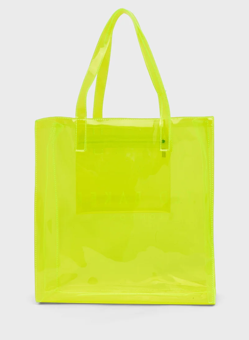 Ted Baker Transparent Large Icon Tote