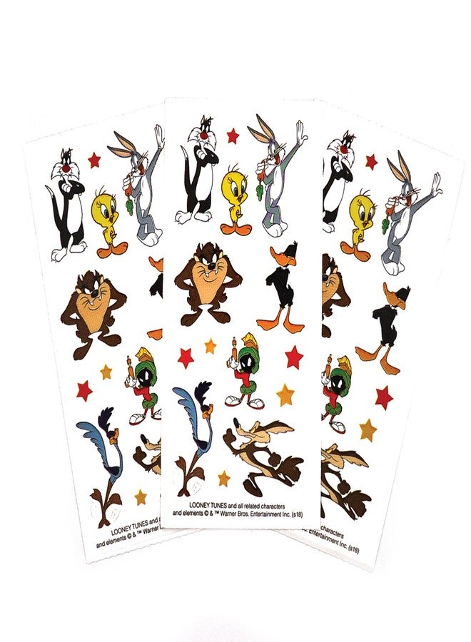 Paper House Productions Looney Tunes Pack of 3 Sticker Half-Sheets for Crafts, Scrapbooking & Collecting - Characters - Image 1
