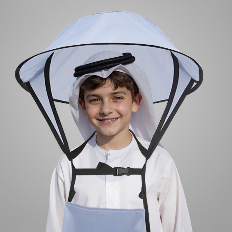 Factory Direct Foldable Sun Hat - Prayer & Sun Protection, Ethnic Style Design - Image 5