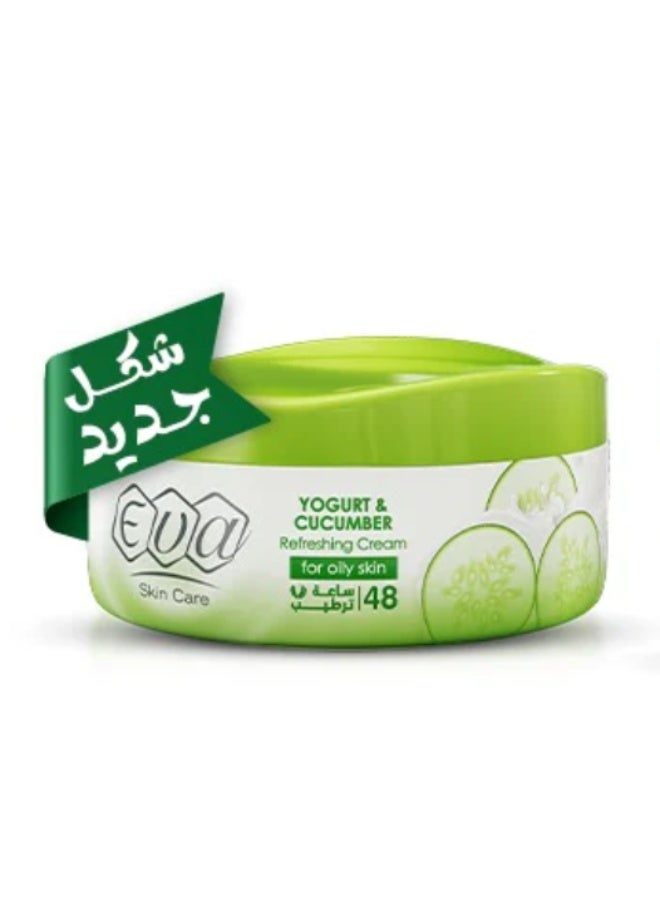 إيفا كريم للبشرة بالزبادي والخيار - للبشرة الدهنية (50 جم) - Image 1