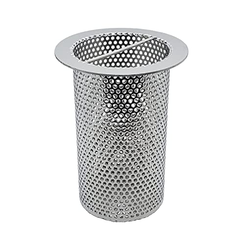 Commercial Flood Drain Strainer 1 4 Diameter x 6 Tall Cylinder