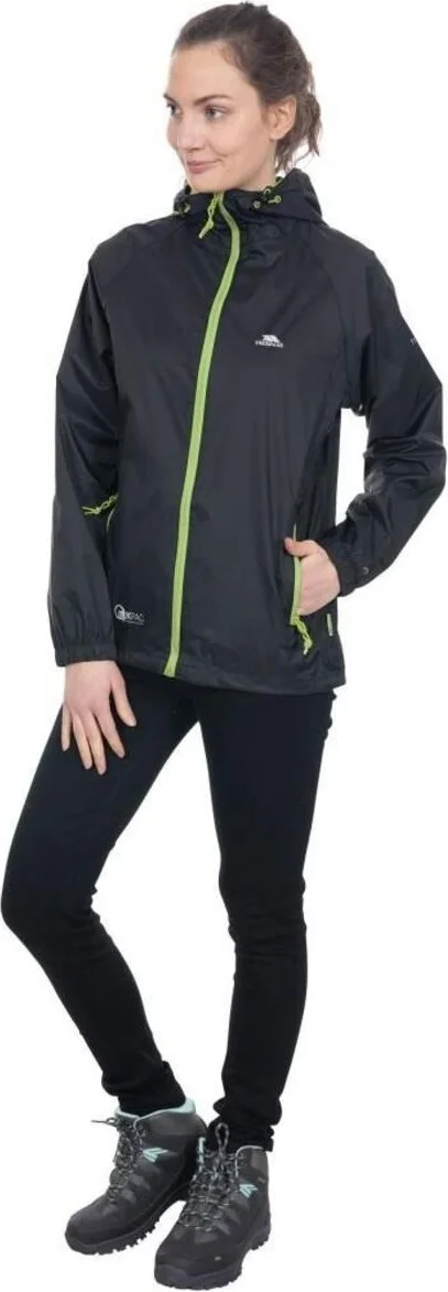 تريسباس Qıkpac x - Unisex Packaway Jkt TP75 Unisex Black Coat UAJKRATR0001-BLK