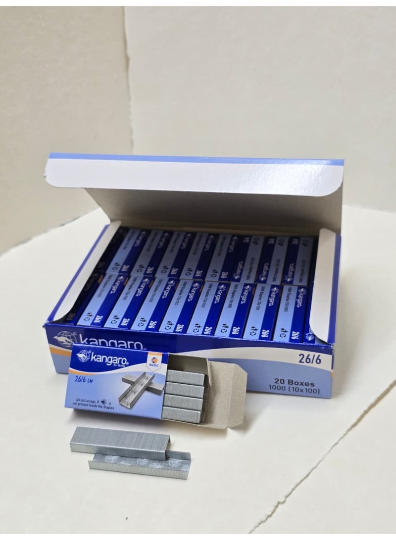 Kangaro Stapler - HP-45, with 20 Pins boxes | Pins 26/6 - Image 2