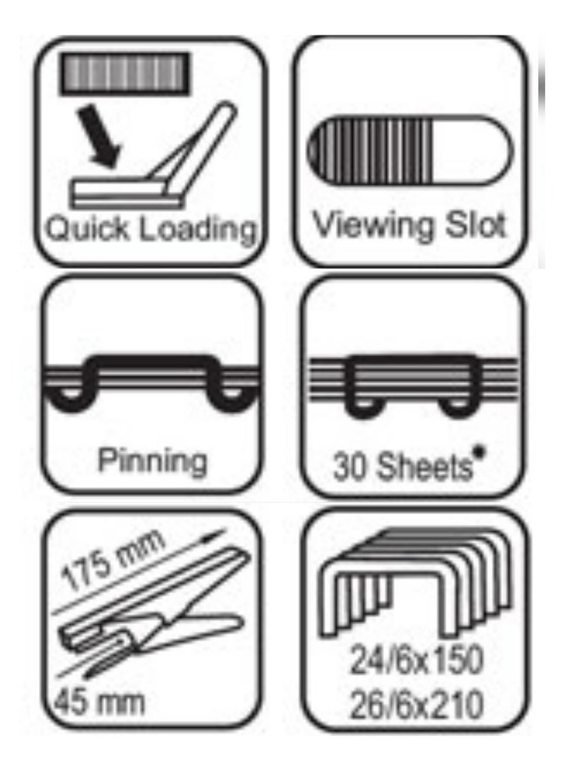 أفضل دباسة ثقيلة HP-45 مع 4 علب (4000 دبوس) – قوية ومتينة وسهلة الاستخدام - view 3