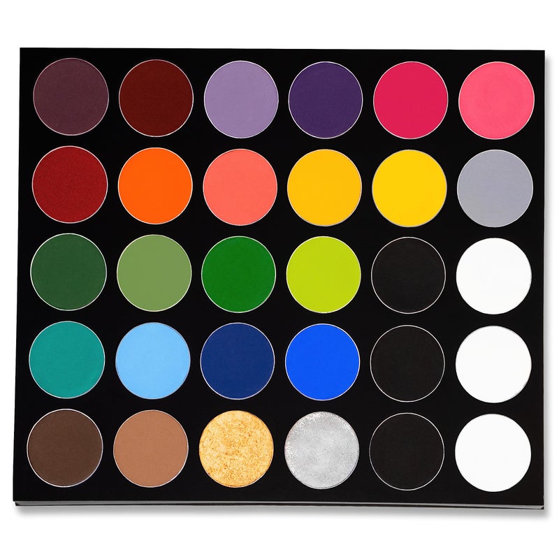 Mehron Makeup Paradise Makeup AQ 30 Color Pro Palette | Magnetic and Refillable Palette | Body Paint & Face Paint | Costumes, SFX, Halloween, & Cosplay - Image 1