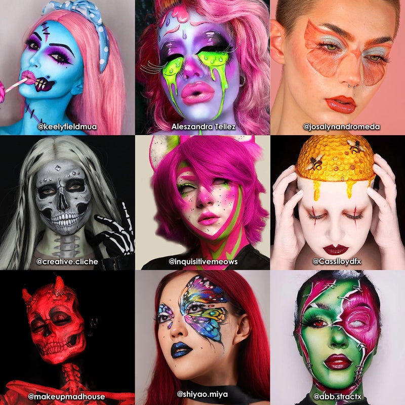 Mehron Makeup Paradise Makeup AQ 30 Color Pro Palette | Magnetic and Refillable Palette | Body Paint & Face Paint | Costumes, SFX, Halloween, & Cosplay - Image 4