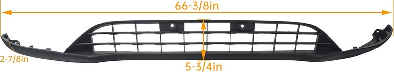 ECOTRIC Front Bumper Valance Lower Grill for 2015-2018 Ford Focus - Image 2