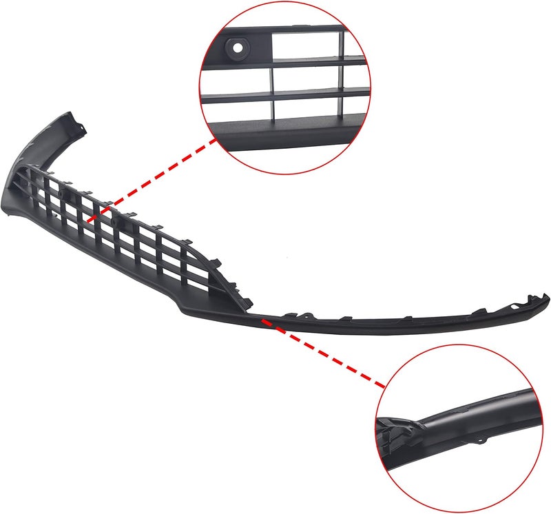 ECOTRIC Front Bumper Valance Lower Grill for 2015-2018 Ford Focus - Image 3