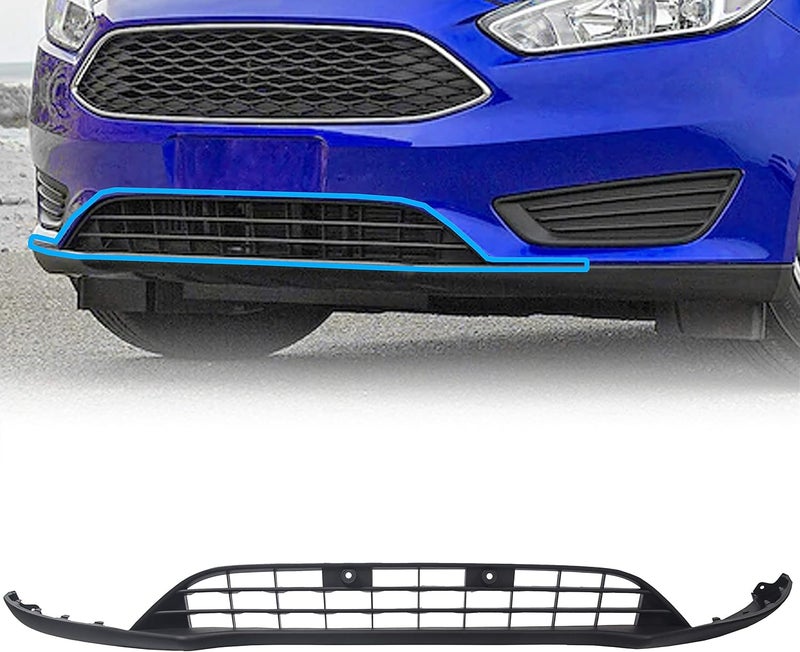 ECOTRIC Front Bumper Valance Lower Grill for 2015-2018 Ford Focus - Image 1