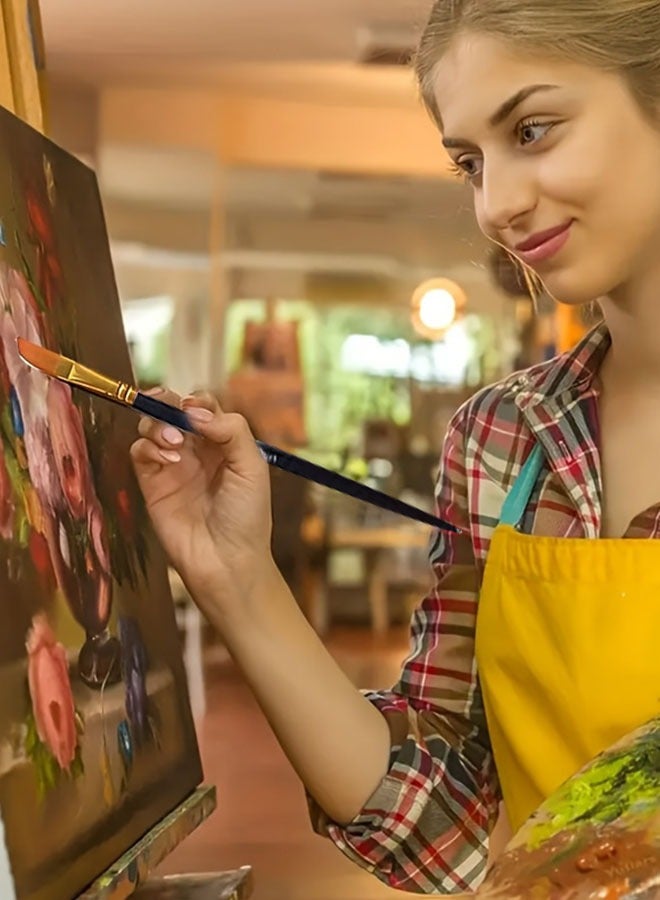 12 piece nylon art brush set - DlY artbrushes, art supplies, painting supplies - Image 2