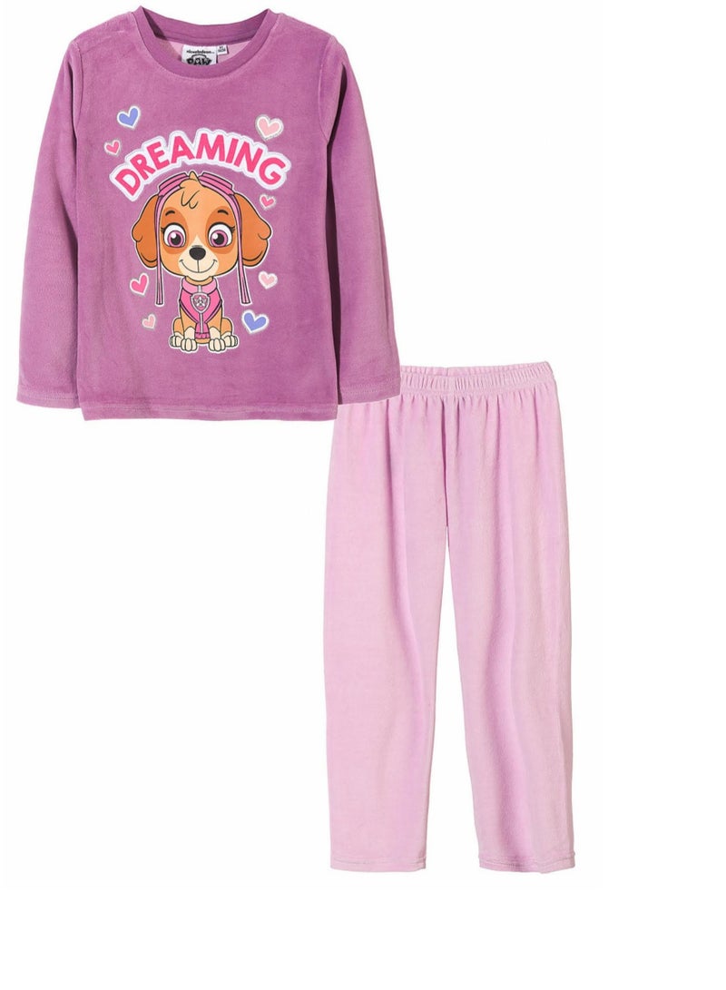 نيكلوديون باو باترول بيجامات صوفية للبنات من باو باترول سكاي من Kids TV. - Image 1