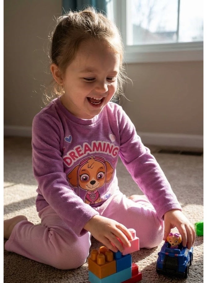 نيكلوديون باو باترول بيجامات صوفية للبنات من باو باترول سكاي من Kids TV. - Image 4