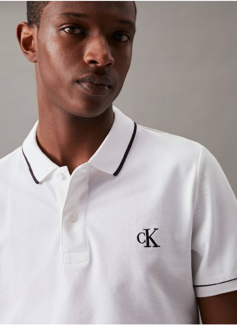 Calvin Klein Jeans Slim Polo Shirt  - Image 5