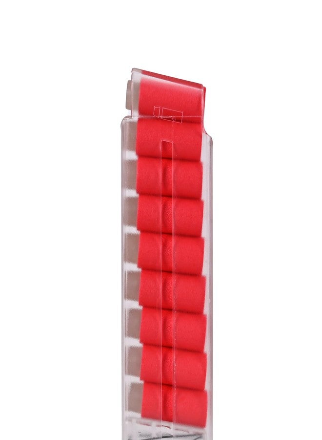 OIMIO Half Length Darts Refill Pack, 200pcs Short Soft Bullets Compatible With Dart Zone, Nerf, Worker, Zhenweiqi, 14+ (Red) - Image 3
