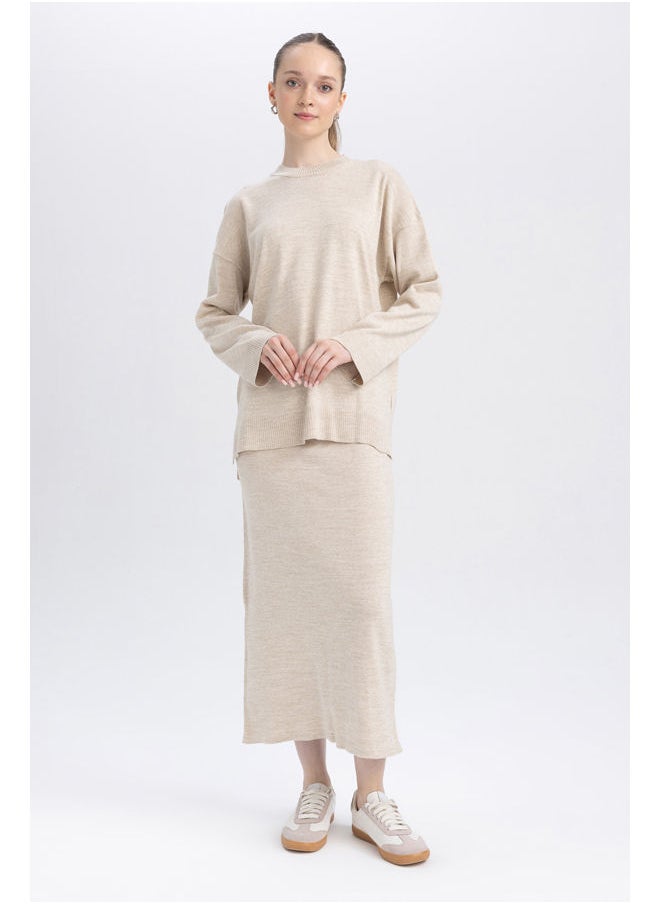 DeFacto - Woman A Line Tricot Tricot Skirt - Image 1