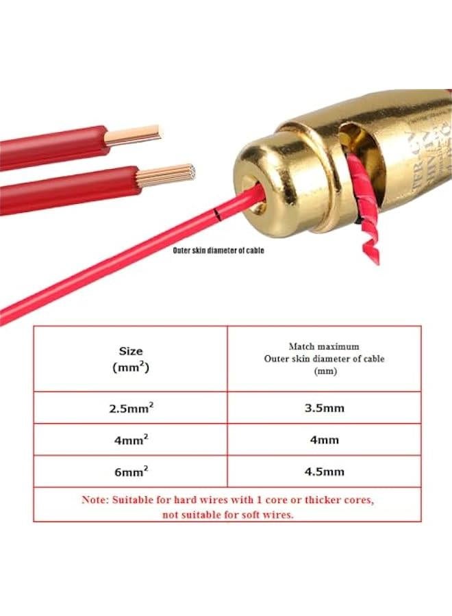 Wire Stripping and Twisting Tool, 2024 Electric Wire Stripper Professional Electrician Tool Set Portable Wire Nut Twister for Power Drill, Cable Quick Stripping and Connector - Image 4