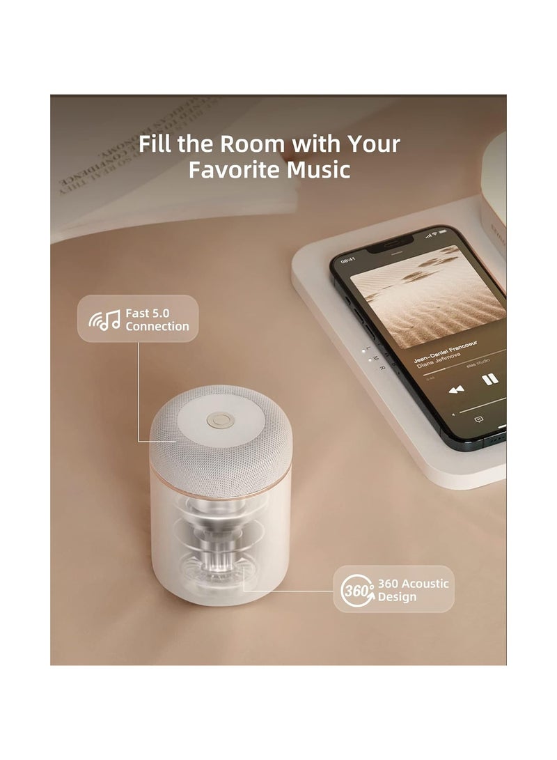 EZVALO 3 in 1 Charger Station with LED Night Light, Portable Bluetooth Speaker, Wireless Charging Station for All Phones, Birthday Tech Gifts - Image 2