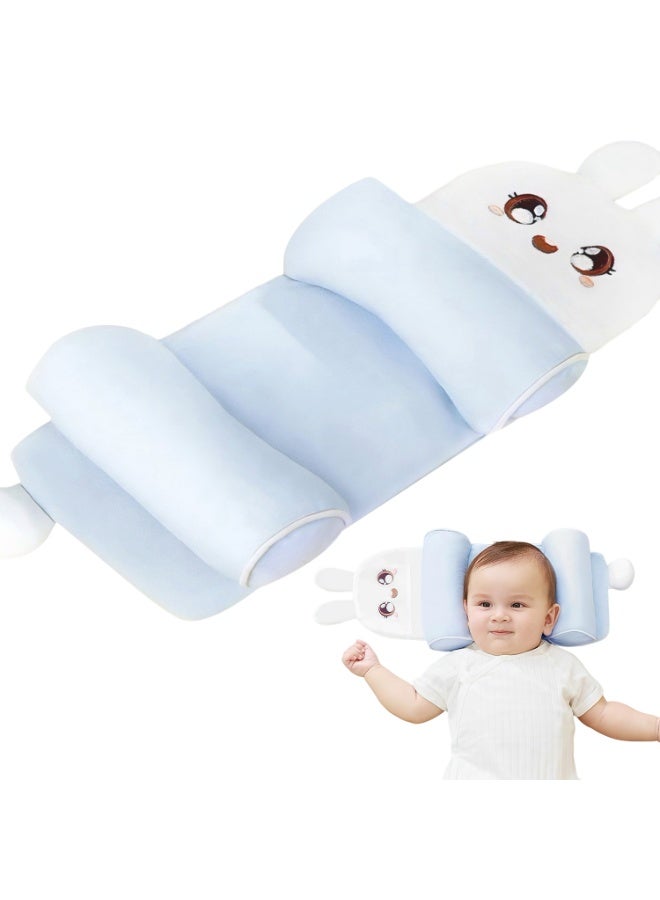 DMG TECH Newborn Wedge Pillow Natural Provides front and back support for daily use, delivering a comfortable sleep experience. Suitable for infants aged 0-6 months - Image 1
