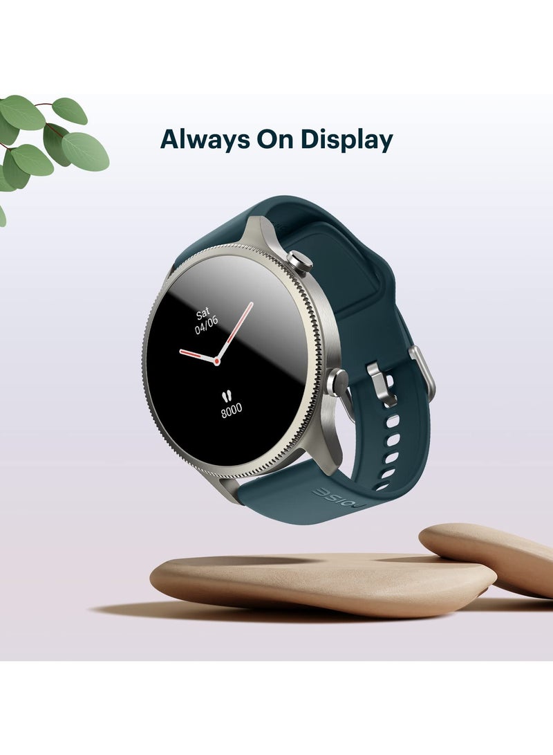 NoiseFit Halo 1.43" AMOLED Display, Bluetooth Calling Round Dial Smart Watch, Premium Metallic Build, Always on Display, Smart Gesture Control, 100 Sports Modes (Jet Black)  - Image 4