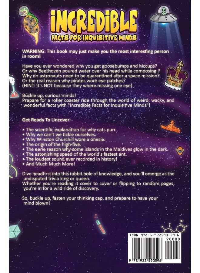Incredible Facts for Inquisitive Minds: Mind-Boggling Facts About Science, History, Pop Culture & The Weird World We Live In  - Image 2
