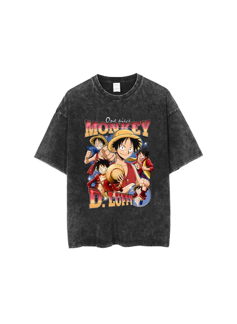 KUYING One Piece Short Sleeved T-Shirt 