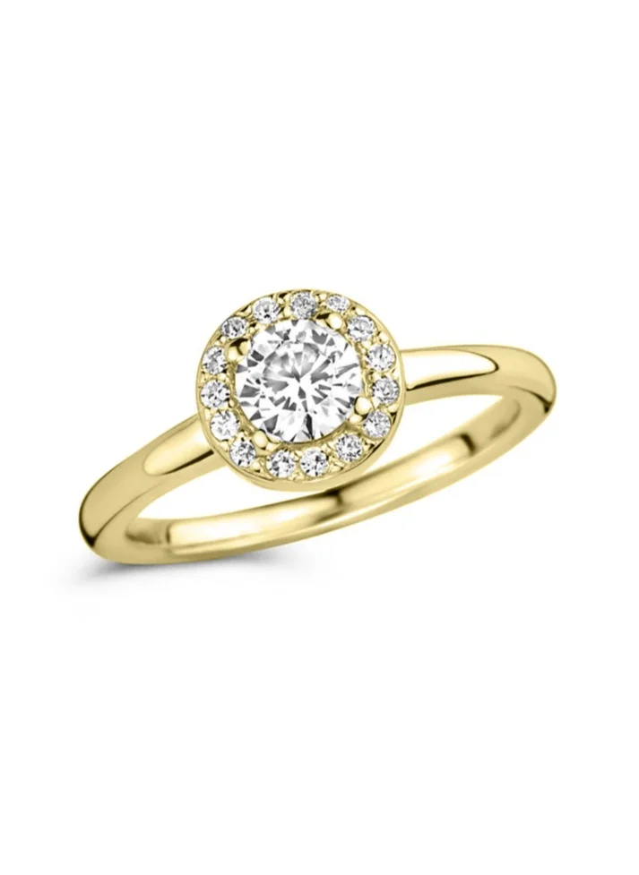 ليو جو Liu Jo Signature Gold Ring - LJ2508