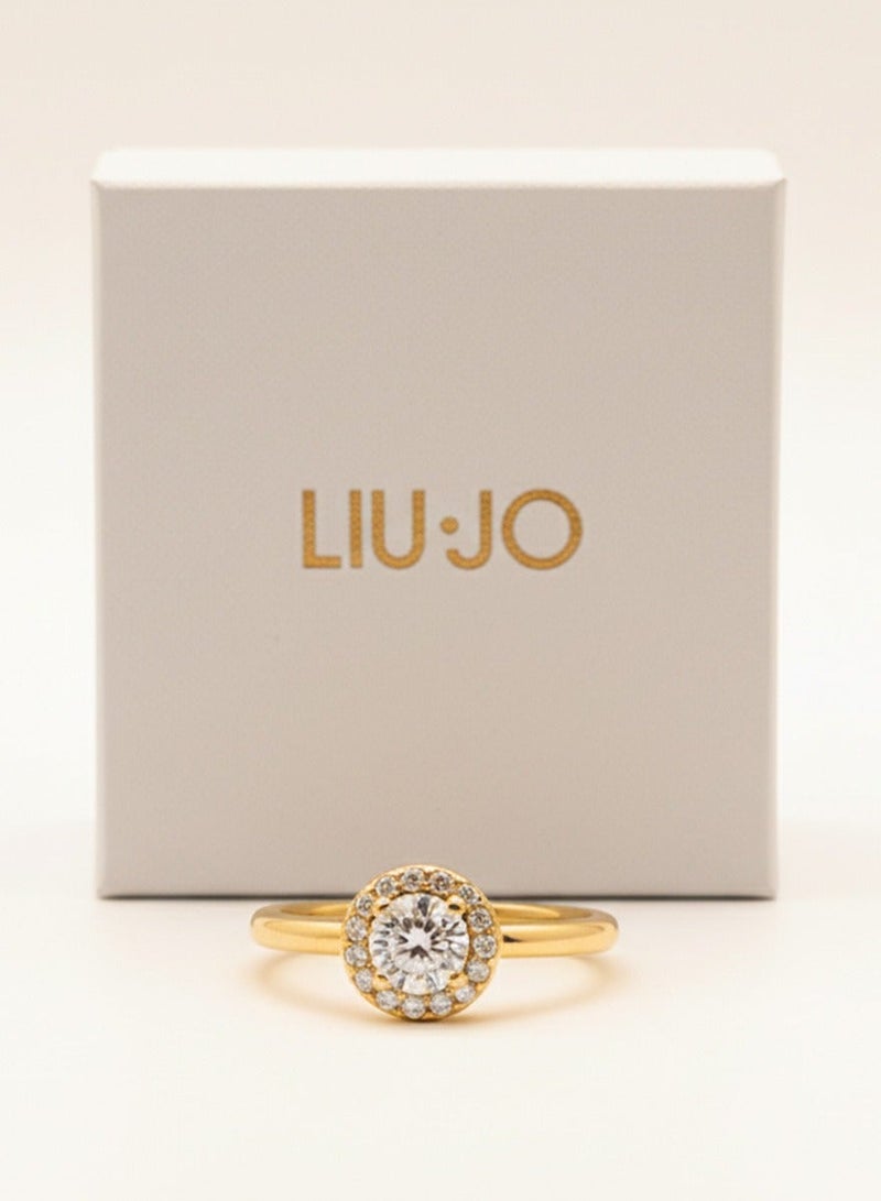 Liu Jo Signature Gold Ring - LJ2508 - Image 3