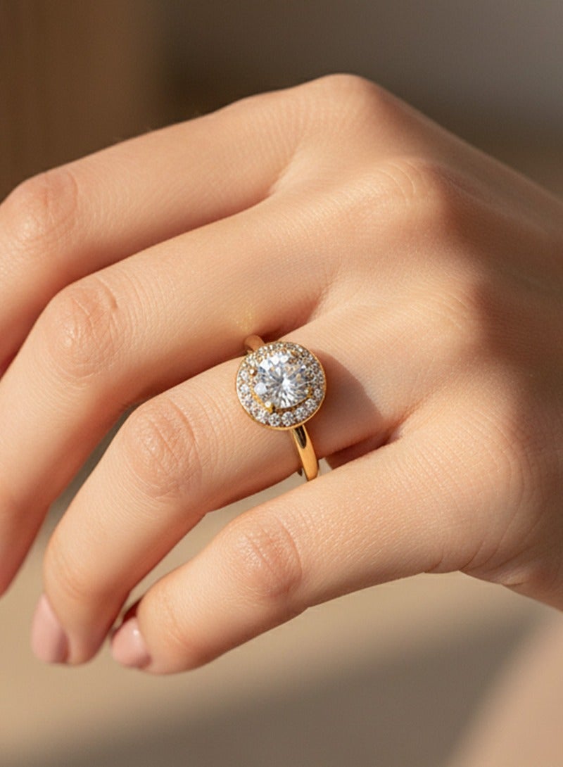 Liu Jo Signature Gold Ring - LJ2508 - Image 2