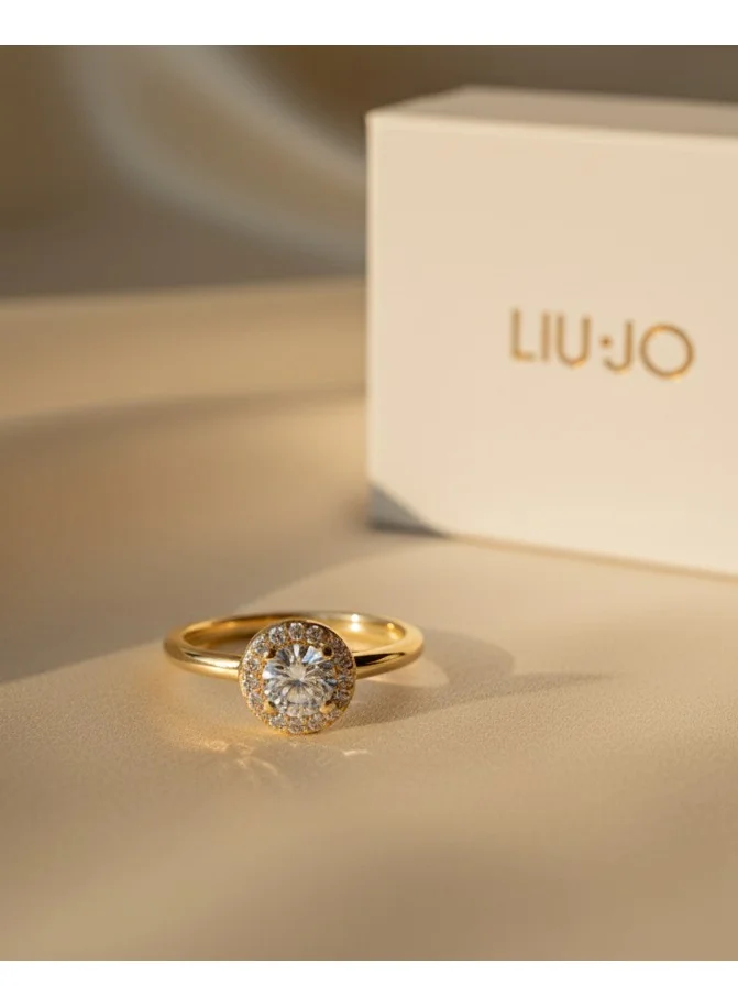 Liu Jo  Liu Jo Signature Gold Ring - LJ2508 for Women | Best Price UAE