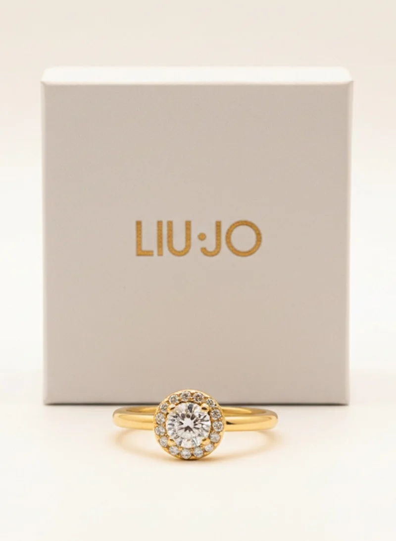 Liu Jo  Liu Jo Signature Gold Ring - LJ2508 for Women | Best Price UAE