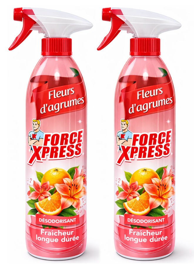 معطر جو فورس إكسبريس برائحة زهور الحمضيات، عبوتان × 430 مل